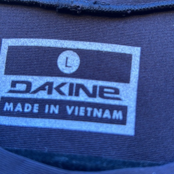 DAKINE Black Short Sleeve Rashguard Shirt UPF 50 Shirt Men's Size L - Picture 4 of 6